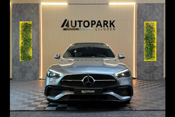 Mercedes-Benz C-Klasse Estate 300 e AMG LINE |PANO|360CAM|KEYLESS|CARPLAY|GARANTIE|SFEERVERLICHTING|DEALER ONDERHOUDEN|VOL!