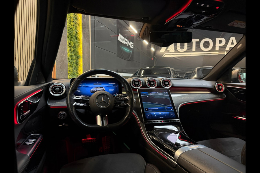 Mercedes-Benz C-Klasse Estate 300 e AMG LINE |PANO|360CAM|KEYLESS|CARPLAY|GARANTIE|SFEERVERLICHTING|DEALER ONDERHOUDEN|VOL!