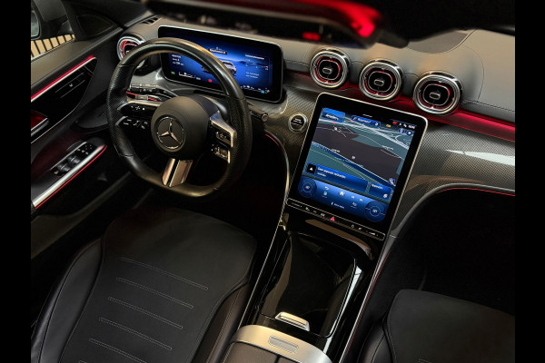 Mercedes-Benz C-Klasse Estate 300 e AMG LINE |PANO|360CAM|KEYLESS|CARPLAY|GARANTIE|SFEERVERLICHTING|DEALER ONDERHOUDEN|VOL!