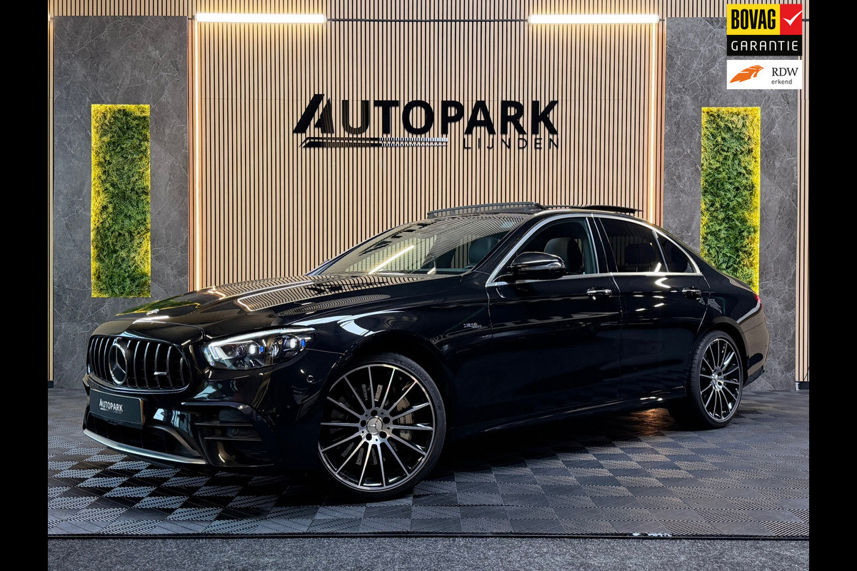 Mercedes-Benz E-Klasse AMG 53 4MATIC+ BTW|PANO|BURMESTER|MASSAGE|SOFTCLOSE|HuD|MEMORY|KEYLESS|DEALER ONDERHOUDEN|BOMVOL!