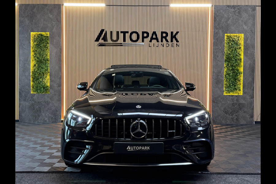 Mercedes-Benz E-Klasse AMG 53 4MATIC+ BTW|PANO|BURMESTER|MASSAGE|SOFTCLOSE|HuD|MEMORY|KEYLESS|DEALER ONDERHOUDEN|BOMVOL!