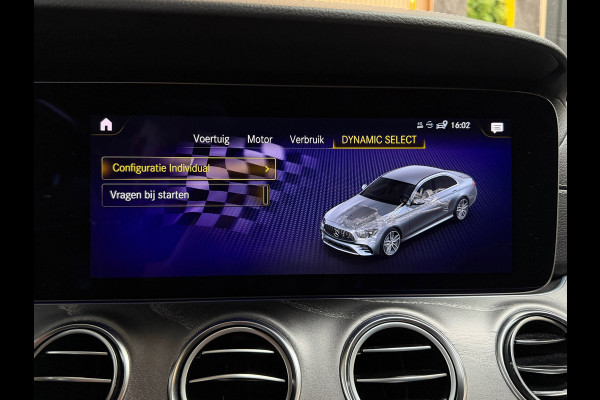 Mercedes-Benz E-Klasse AMG 53 4MATIC+ BTW|PANO|BURMESTER|MASSAGE|SOFTCLOSE|HuD|MEMORY|KEYLESS|DEALER ONDERHOUDEN|BOMVOL!