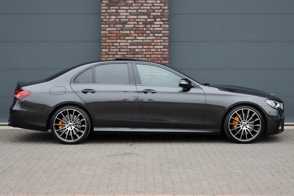 Mercedes-Benz E-Klasse 450 4MATIC Premium+ AMG Line | Luchtvering | Distronic+ | Burmester | Soft-Close | Memory | Trekhaak | HUD | Augmented Reality | Panoramadak | Keyless Go |