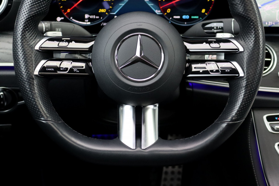 Mercedes-Benz E-Klasse 450 4MATIC Premium+ AMG Line | Luchtvering | Distronic+ | Burmester | Soft-Close | Memory | Trekhaak | HUD | Augmented Reality | Panoramadak | Keyless Go |