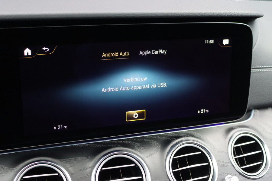 Mercedes-Benz E-Klasse 450 4MATIC Premium+ AMG Line | Luchtvering | Distronic+ | Burmester | Soft-Close | Memory | Trekhaak | HUD | Augmented Reality | Panoramadak | Keyless Go |