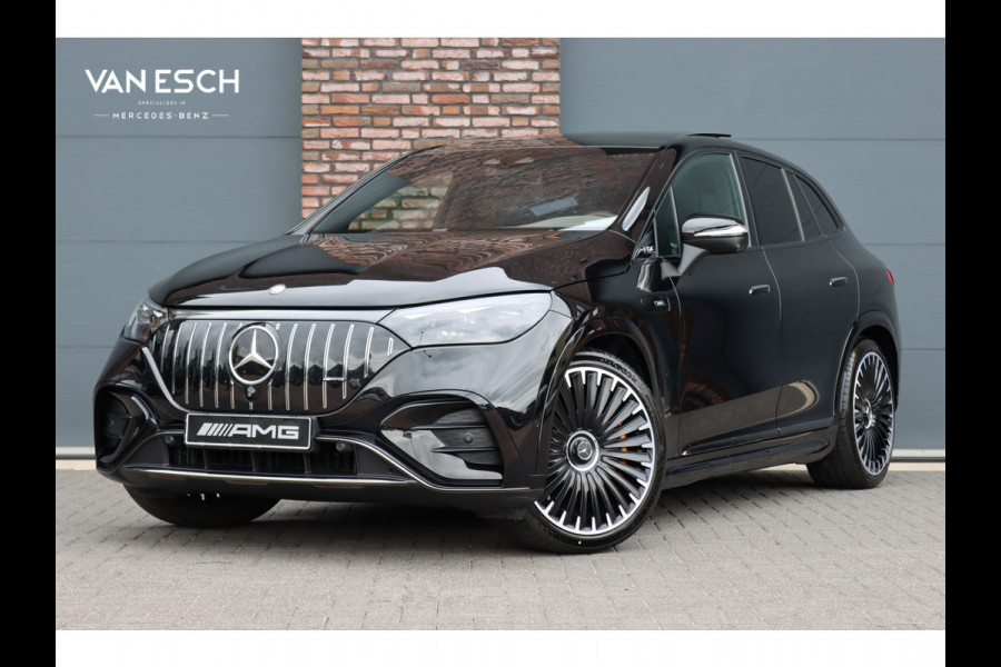 Mercedes-Benz EQE SUV AMG 43 4MATIC Premium+ 91 kWh | Keramisch | Achterasbesturing | Hypescreen | Luchtvering | Distronic+ | Stoelventilatie | Nappa Leder | Burmester | HUD | Verwarmd Stuurwiel |