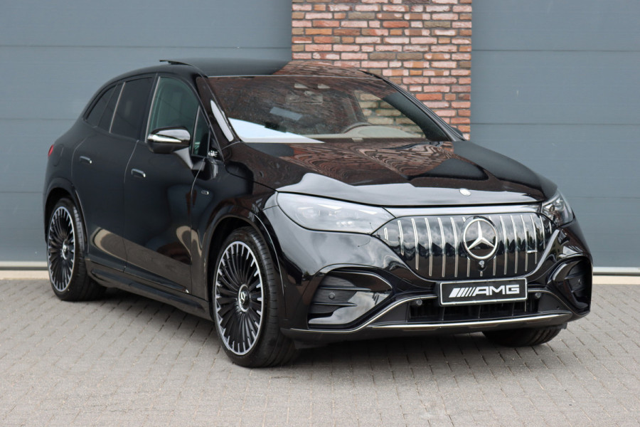 Mercedes-Benz EQE SUV AMG 43 4MATIC Premium+ 91 kWh | Keramisch | Achterasbesturing | Hypescreen | Luchtvering | Distronic+ | Stoelventilatie | Nappa Leder | Burmester | HUD | Verwarmd Stuurwiel |