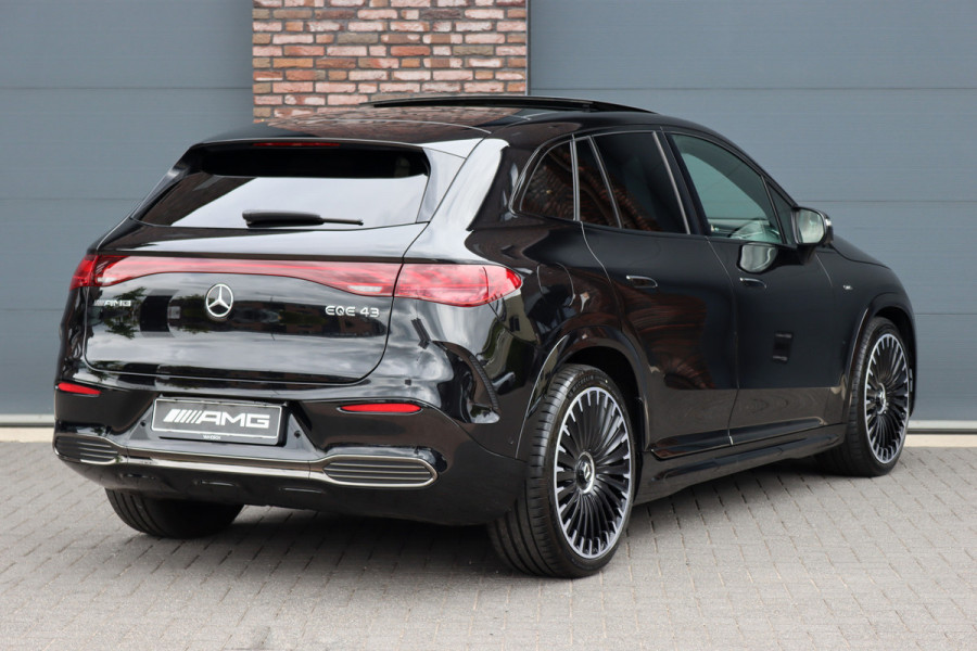 Mercedes-Benz EQE SUV AMG 43 4MATIC Premium+ 91 kWh | Keramisch | Achterasbesturing | Hypescreen | Luchtvering | Distronic+ | Stoelventilatie | Nappa Leder | Burmester | HUD | Verwarmd Stuurwiel |