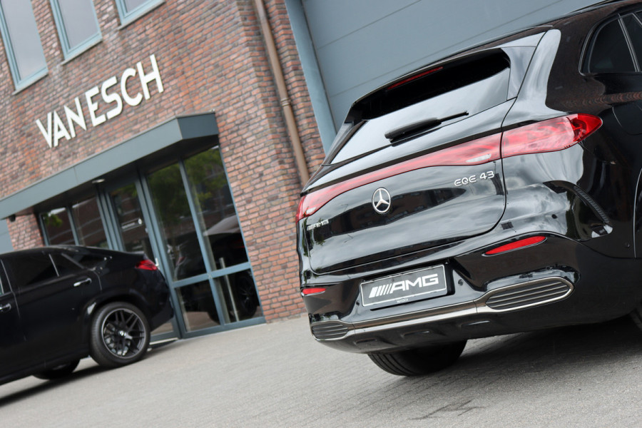 Mercedes-Benz EQE SUV AMG 43 4MATIC Premium+ 91 kWh | Keramisch | Achterasbesturing | Hypescreen | Luchtvering | Distronic+ | Stoelventilatie | Nappa Leder | Burmester | HUD | Verwarmd Stuurwiel |