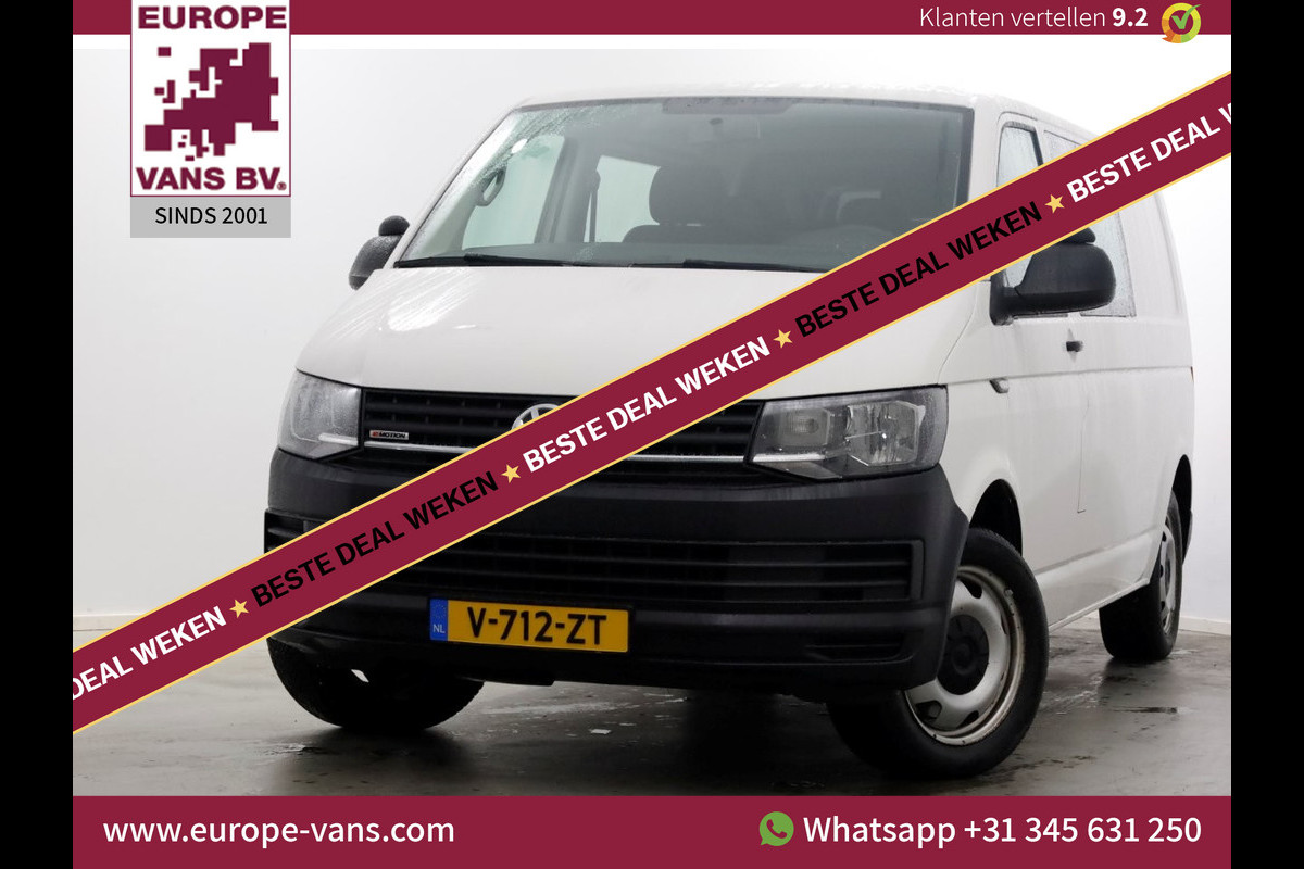 Volkswagen Transporter T6 2.0 TSI Benzine 4Motion 4x4 DSG-Automaat Lang D.C. Achterklep BPM-Vrij 07-2019