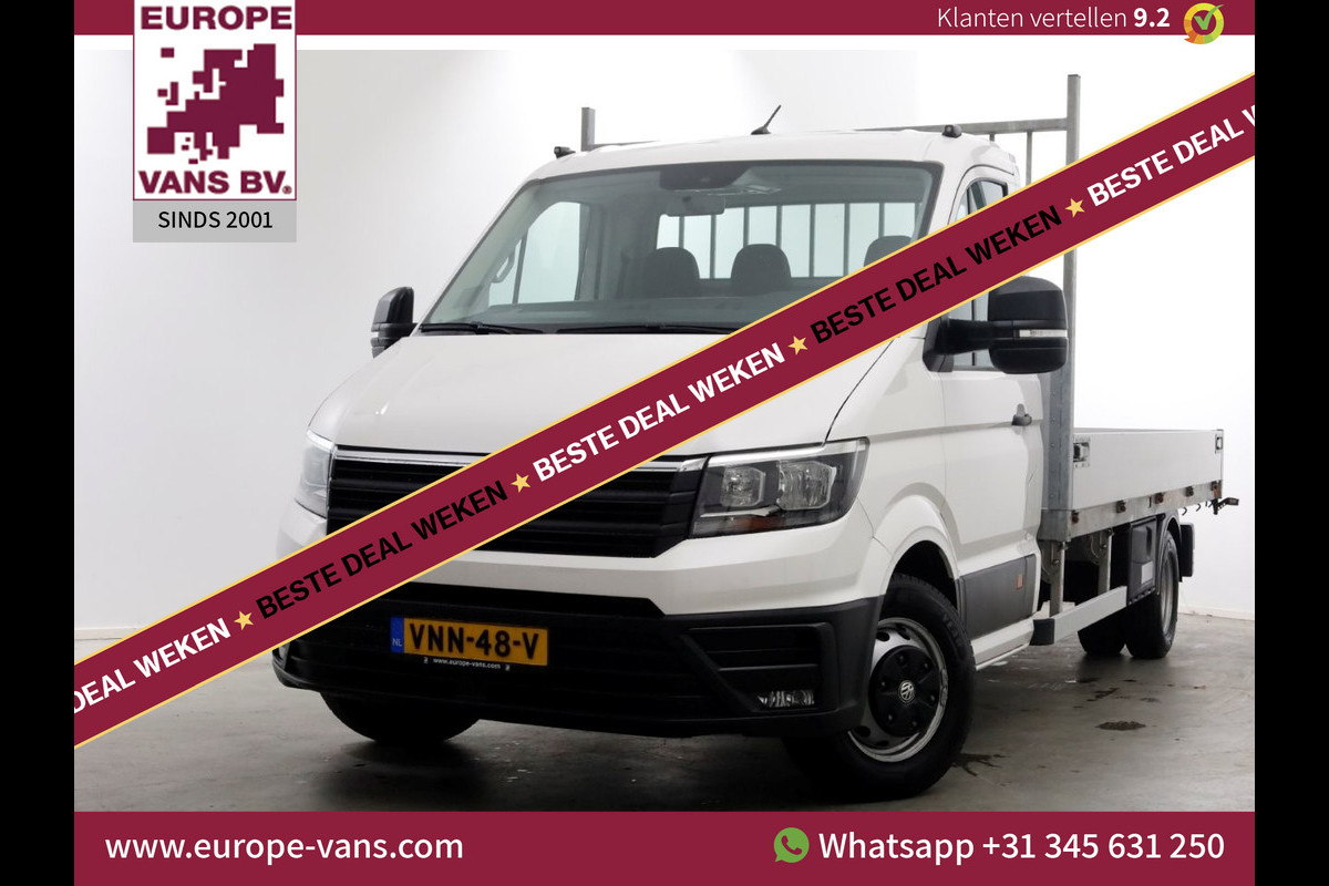 Volkswagen Crafter 50 2.0 TDI 177pk Open Laadbak L433cm Trekhaak 3500kg 01-2022