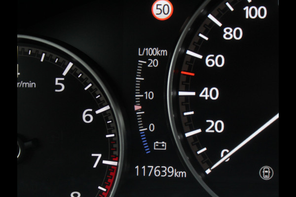 Mazda 3 2.0 e-SkyActiv-G M Hybrid 122 Comfort CAMERA | CARPLAY | ADAPCRUISE | LMV18 | HEAD-UP | LED | DAB | CLIMATE | NAVI | STOEL/STUUR