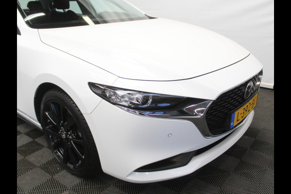 Mazda 3 2.0 e-SkyActiv-G M Hybrid 122 Comfort CAMERA | CARPLAY | ADAPCRUISE | LMV18 | HEAD-UP | LED | DAB | CLIMATE | NAVI | STOEL/STUUR