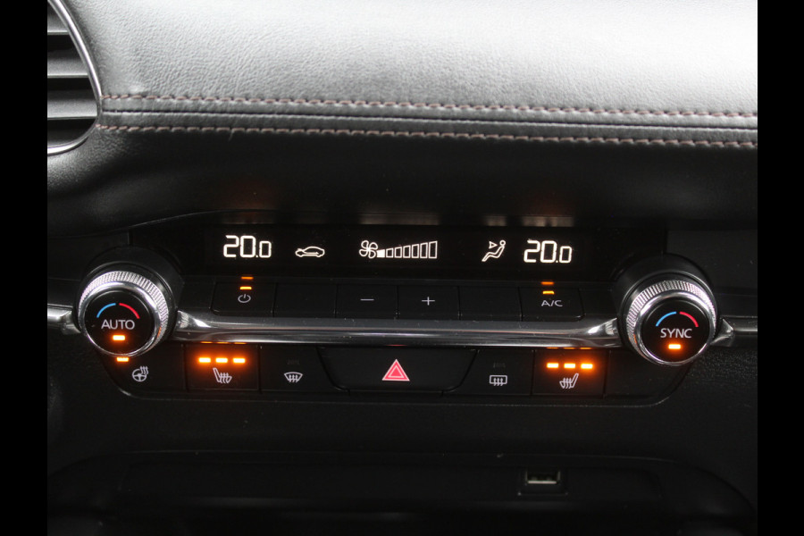 Mazda 3 2.0 e-SkyActiv-G M Hybrid 122 Comfort CAMERA | CARPLAY | ADAPCRUISE | LMV18 | HEAD-UP | LED | DAB | CLIMATE | NAVI | STOEL/STUUR