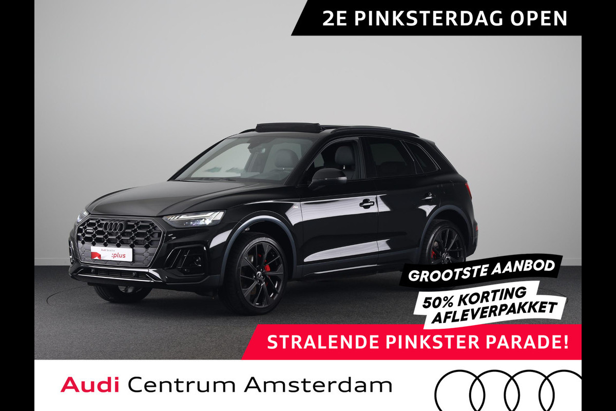 Audi Q5 55 TFSI e S edition Competition 367pk | Panoramadak | Head Up Display | lederen bekleding | 21 inch Lichtmetalen velgen |