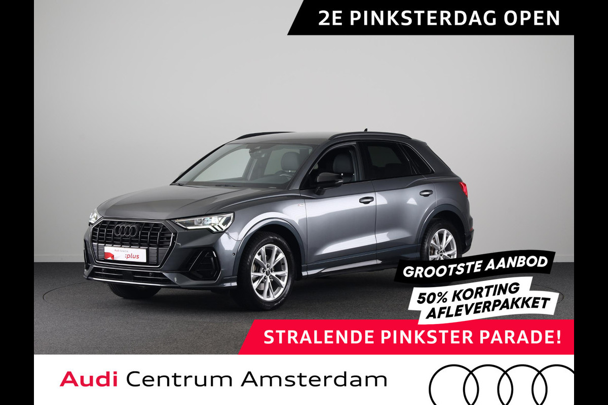 Audi Q3 35 TFSI S edition 150pk | Navigatie | Parkeersensoren voor en achter | S-line interieur | Stoelverwarming |