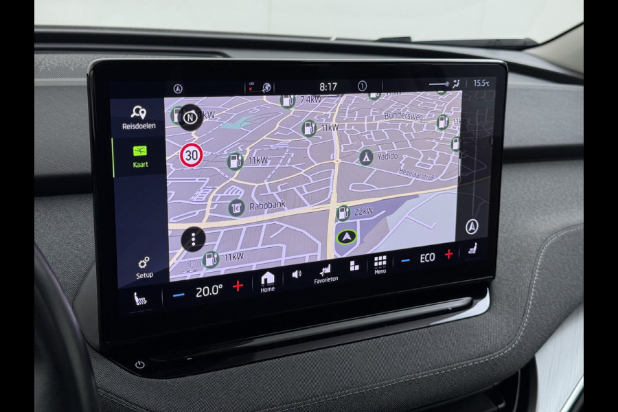 Škoda ENYAQ iV 80 SOH 90% Panoramadak 3-Zone Ecc Adap.Cruise Camera Navi Apple Carplay Android Auto Pdc Stoel+Stuurverwarming Lmv Led Privacy Glas Keyless advanced Dodehoek detectie File assistent Verkeersbord detectie 1e Eigenaar Dealeronderhouden Origineel Nederlandse Auto