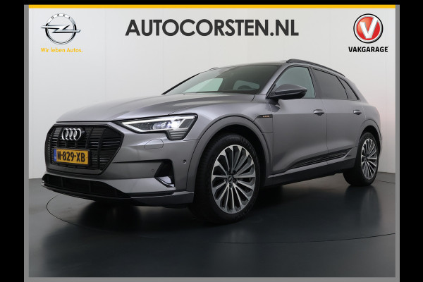 Audi e-tron 55 Quattro Advanced Edition Plus 95kWh Panoramadak Leder/Alcantara Adap.Cruise Camera Apple Carplay Android Auto Navi Ecc SOH 86 Elek.Stoelen+Memory+Verwarmd Elek.Achterklep Lmv 21" Keyless Privacy Glas Led DAB Dealeronderhouden Origineel Nederlandse Auto