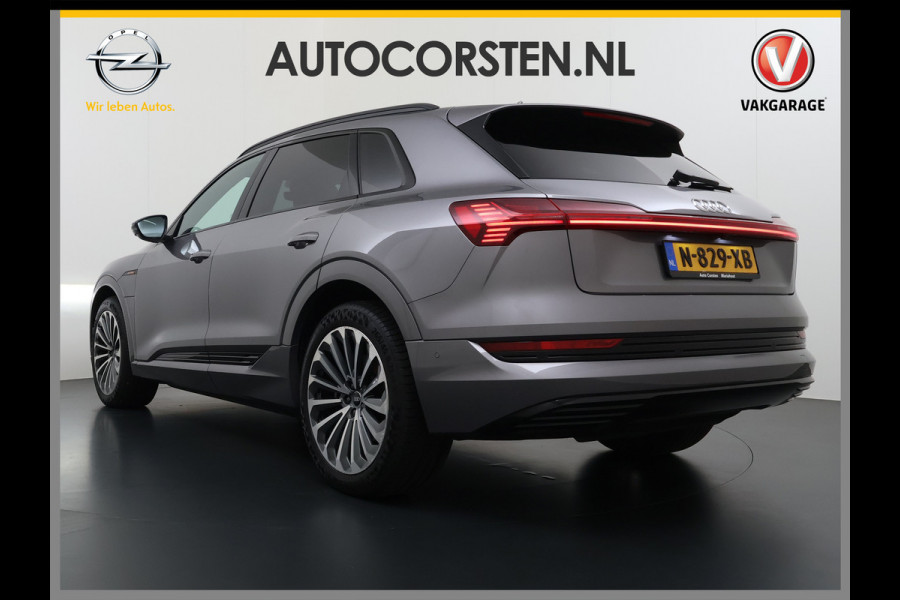 Audi e-tron 55 Quattro Advanced Edition Plus 95kWh Panoramadak Leder/Alcantara Adap.Cruise Camera Apple Carplay Android Auto Navi Ecc SOH 86 Elek.Stoelen+Memory+Verwarmd Elek.Achterklep Lmv 21" Keyless Privacy Glas Led DAB Dealeronderhouden Origineel Nederlandse Auto