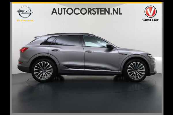 Audi e-tron 55 Quattro Advanced Edition Plus 95kWh Panoramadak Leder/Alcantara Adap.Cruise Camera Apple Carplay Android Auto Navi Ecc SOH 86 Elek.Stoelen+Memory+Verwarmd Elek.Achterklep Lmv 21" Keyless Privacy Glas Led DAB Dealeronderhouden Origineel Nederlandse Auto