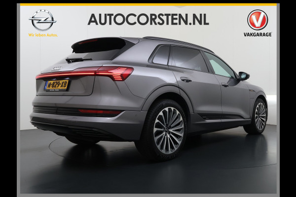 Audi e-tron 55 Quattro Advanced Edition Plus 95kWh Panoramadak Leder/Alcantara Adap.Cruise Camera Apple Carplay Android Auto Navi Ecc SOH 86 Elek.Stoelen+Memory+Verwarmd Elek.Achterklep Lmv 21" Keyless Privacy Glas Led DAB Dealeronderhouden Origineel Nederlandse Auto