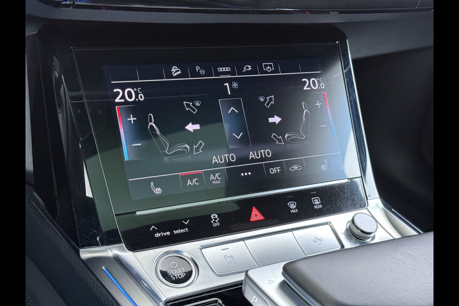 Audi e-tron 55 Quattro Advanced Edition Plus 95kWh Panoramadak Leder/Alcantara Adap.Cruise Camera Apple Carplay Android Auto Navi Ecc SOH 86 Elek.Stoelen+Memory+Verwarmd Elek.Achterklep Lmv 21" Keyless Privacy Glas Led DAB Dealeronderhouden Origineel Nederlandse Auto