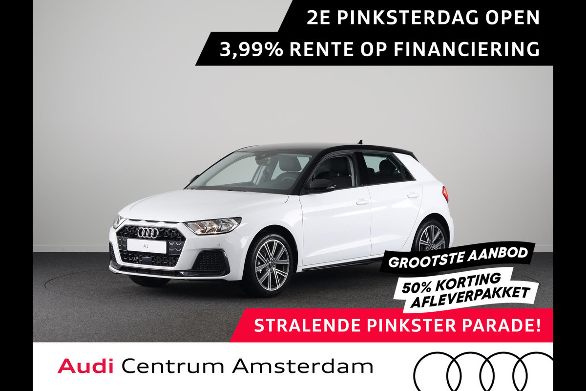 Audi A1 Sportback Advanced edition 25 TFSI 95 pk | Parkeerhulp plus | Automatische airco | Inklapbare buitenspiegels | Dak in contrast kleur |