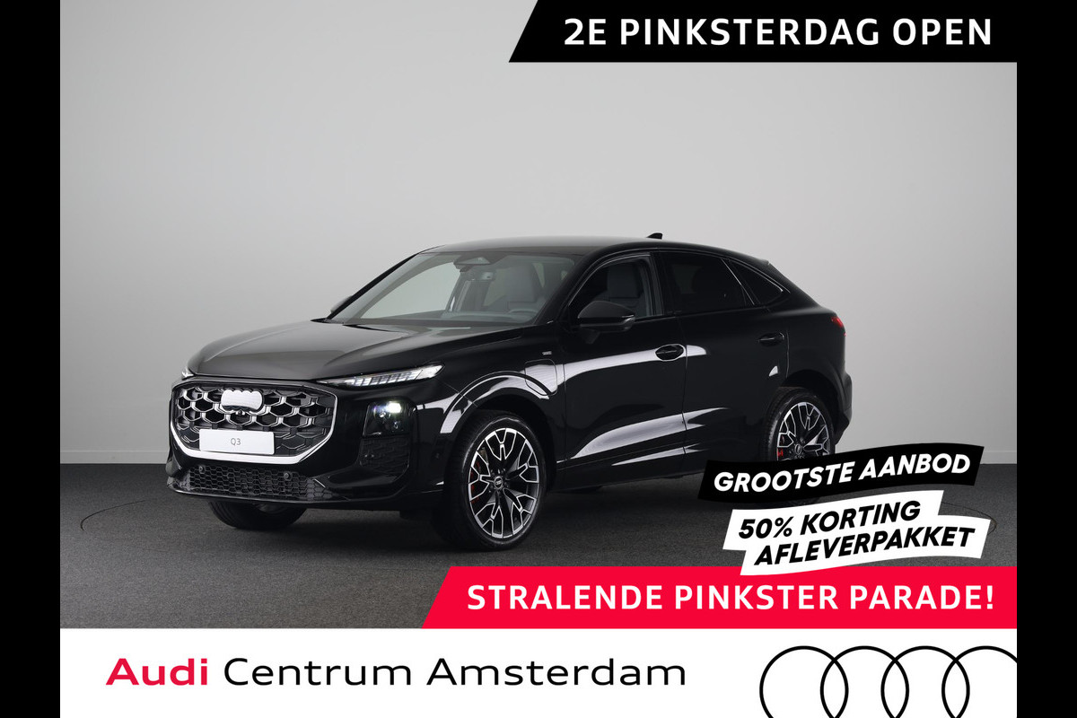 Audi Q3 Sportback S edition e-hybrid 272 pk | Techniek pakket pro | MMI experience pro | OLED achterlichten | Lederen interieur |