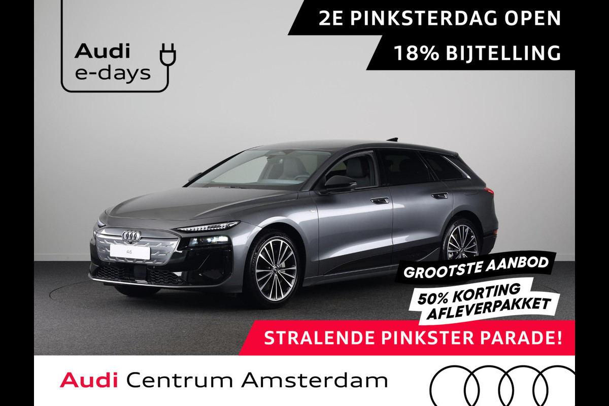 Audi A6 Avant e-tron Advanced edition 100kWh 367 PK Tech Plus pakket, privacy glass, winterpakket, leder interieur
