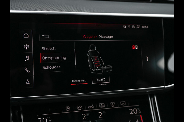 Audi A8 55 TFSI quattro Pro Line Plus 55 TFSI QUATTRO PRO LINE PLUS | LUCHTVERING | STANDKACHEL | VIRTUAL COCKPIT | LUCHTVERING | ADAPTIVE CRUISE | STOELVERWARMING EN -VENTILATIE | MASSAGE | 360 CAMERA | PANORAMADAK | LED | STUURVERWARMING | HEAD-UP | AMBIANCE INTERIEUR | SOFT-CLOSE |
