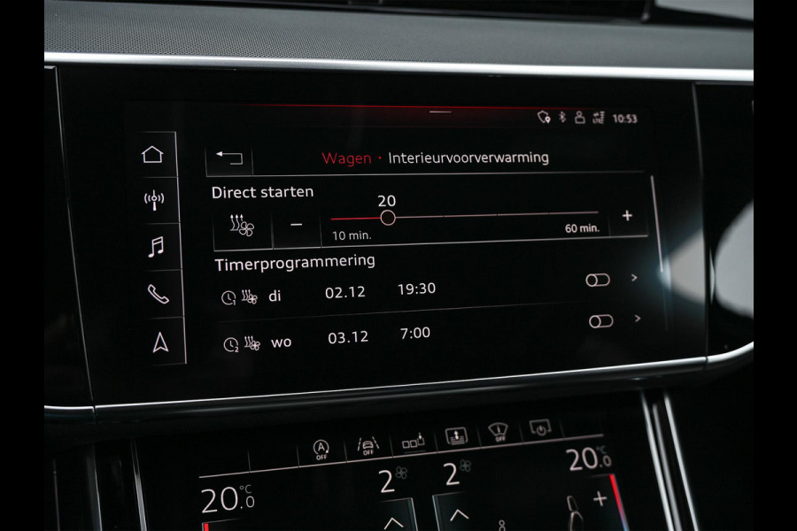 Audi A8 55 TFSI quattro Pro Line Plus 55 TFSI QUATTRO PRO LINE PLUS | LUCHTVERING | STANDKACHEL | VIRTUAL COCKPIT | LUCHTVERING | ADAPTIVE CRUISE | STOELVERWARMING EN -VENTILATIE | MASSAGE | 360 CAMERA | PANORAMADAK | LED | STUURVERWARMING | HEAD-UP | AMBIANCE INTERIEUR | SOFT-CLOSE |