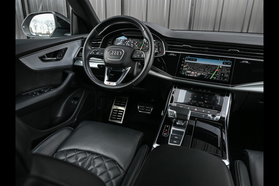 Audi Q8 55 TFSI e quattro Pro Line | S-Seats | B&O Sound | Head-Up | Night vision | Luchtvering | Adaptive cruise  | Camera | Keyless | Ambiance interieur |