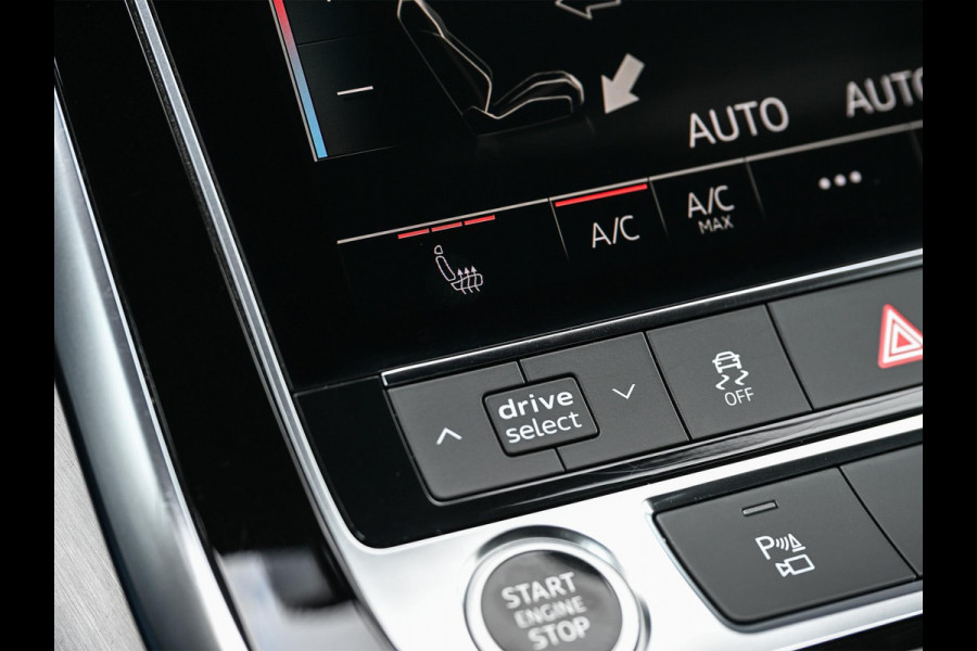 Audi Q8 55 TFSI e quattro Pro Line | S-Seats | B&O Sound | Head-Up | Night vision | Luchtvering | Adaptive cruise  | Camera | Keyless | Ambiance interieur |