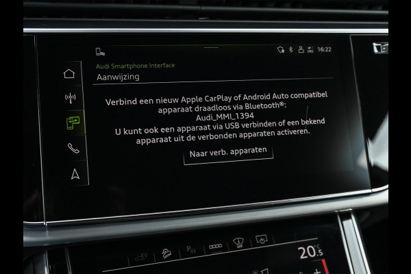 Audi Q8 55 TFSI e quattro Pro Line | S-Seats | B&O Sound | Head-Up | Night vision | Luchtvering | Adaptive cruise  | Camera | Keyless | Ambiance interieur |