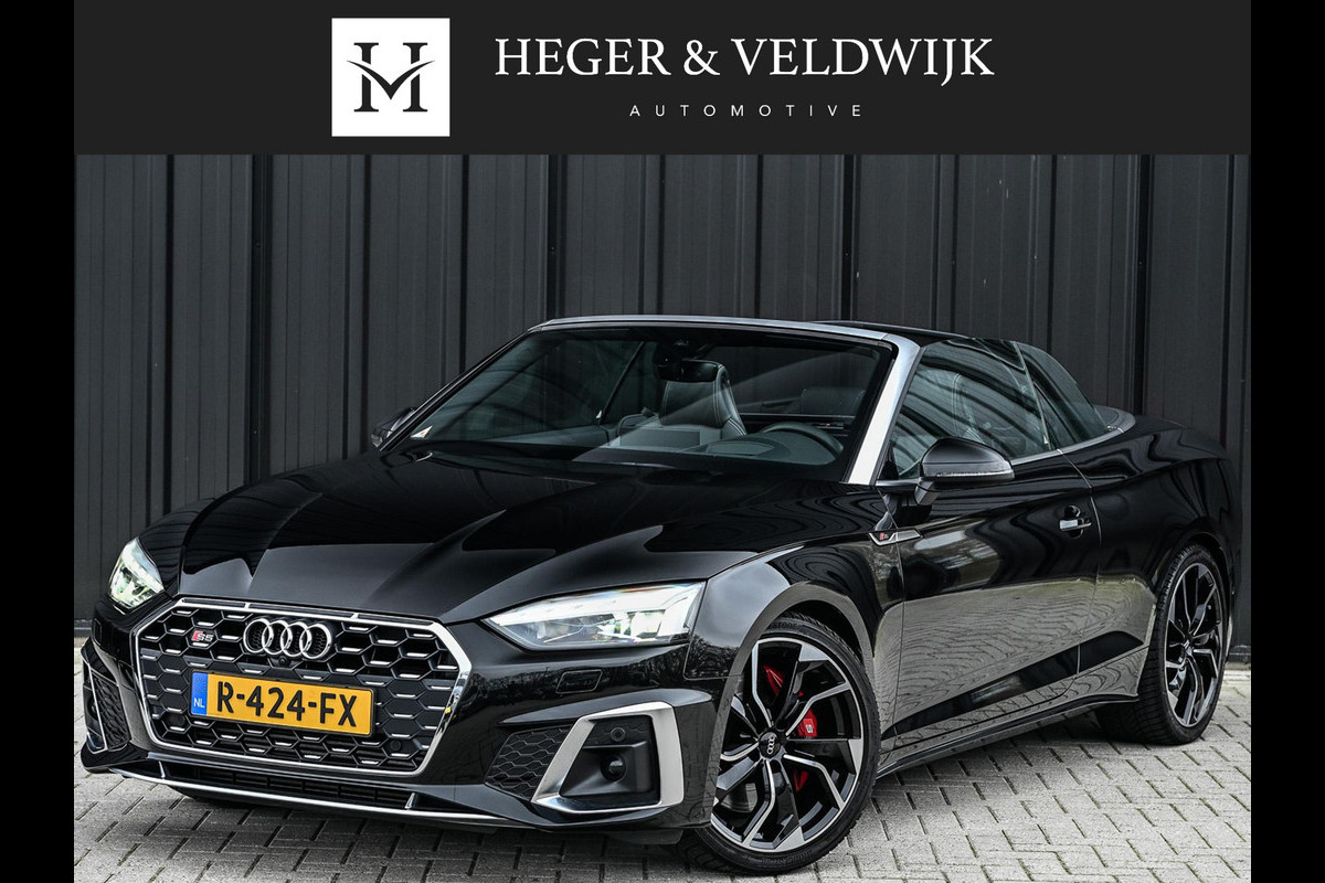 Audi A5 Cabriolet 3.0 TFSI S5 quattro | Head-up | B&O Sound | Trekhaak | Matrix led | S-stoelen met massage | 360 Camera | Keyless entry | Memory seats | Carbon inleg