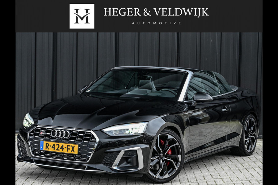 Audi A5 Cabriolet 3.0 TFSI S5 quattro | Head-up | B&O Sound | Trekhaak | Matrix led | S-stoelen met massage | 360 Camera | Keyless entry | Memory seats | Carbon inleg