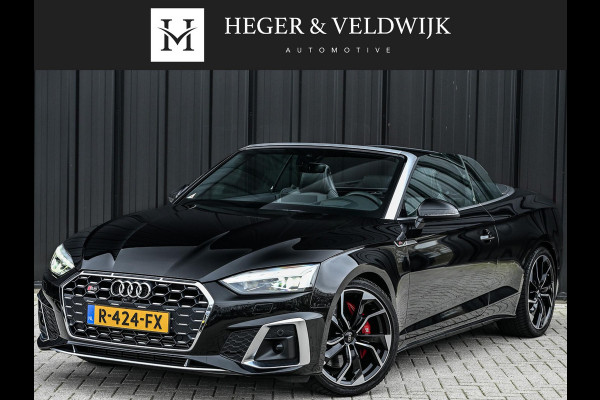 Audi A5 Cabriolet 3.0 TFSI S5 quattro | Head-up | B&O Sound | Trekhaak | Matrix led | S-stoelen met massage | 360 Camera | Keyless entry | Memory seats | Carbon inleg