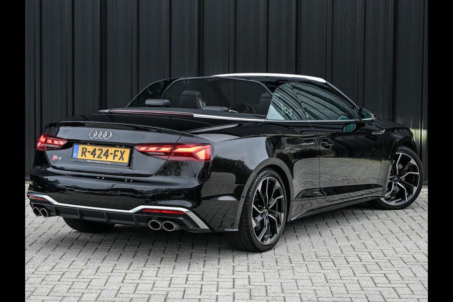 Audi A5 Cabriolet 3.0 TFSI S5 quattro | Head-up | B&O Sound | Trekhaak | Matrix led | S-stoelen met massage | 360 Camera | Keyless entry | Memory seats | Carbon inleg