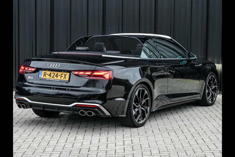 Audi A5 Cabriolet 3.0 TFSI S5 quattro | Head-up | B&O Sound | Trekhaak | Matrix led | S-stoelen met massage | 360 Camera | Keyless entry | Memory seats | Carbon inleg