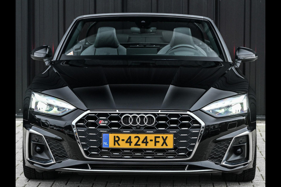 Audi A5 Cabriolet 3.0 TFSI S5 quattro | Head-up | B&O Sound | Trekhaak | Matrix led | S-stoelen met massage | 360 Camera | Keyless entry | Memory seats | Carbon inleg
