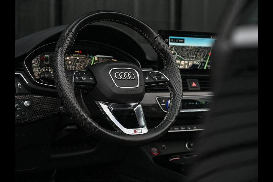 Audi A5 Cabriolet 3.0 TFSI S5 quattro | Head-up | B&O Sound | Trekhaak | Matrix led | S-stoelen met massage | 360 Camera | Keyless entry | Memory seats | Carbon inleg