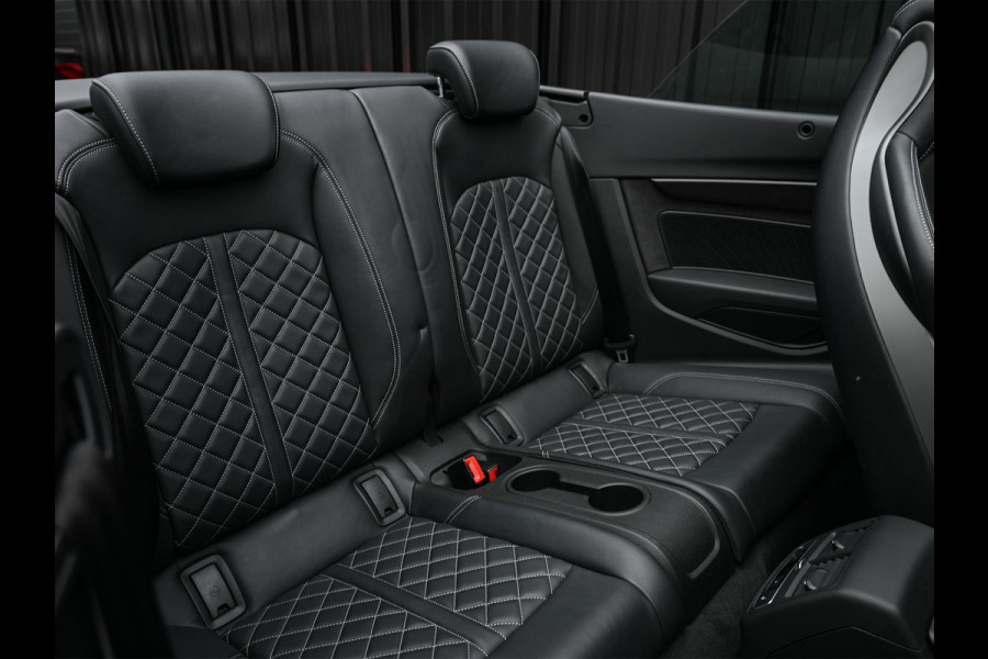 Audi A5 Cabriolet 3.0 TFSI S5 quattro | Head-up | B&O Sound | Trekhaak | Matrix led | S-stoelen met massage | 360 Camera | Keyless entry | Memory seats | Carbon inleg