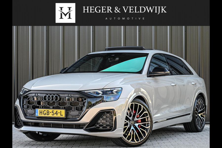 Audi Q8 60 TFSI e quattro Pro Line S Competition | Advanced onderstel | NL auto |  Audi exclusive color  | B&O Sound | Memory pack | Panorama dak | Head-up | Valcano s-seats | Trekhaak | Adaptive cruise | Ambiance interieur