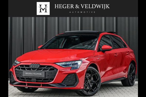 Audi A3 Sportback 45 TFSI e S edition Competition | Panoramadak | 5 jr garantie | Ambiance interieur | Active Cruise | Sonos Sound | S-Seats + Memory | Head-Up | Camera | Stoelverwarming | Keyless