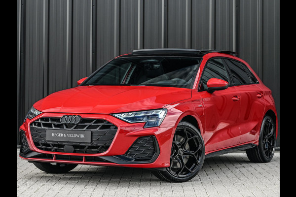 Audi A3 Sportback 45 TFSI e S edition Competition | Panoramadak | 5 jr garantie | Ambiance interieur | Active Cruise | Sonos Sound | S-Seats + Memory | Head-Up | Camera | Stoelverwarming | Keyless