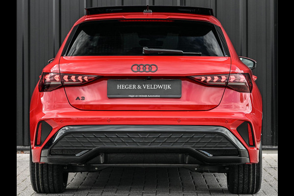 Audi A3 Sportback 45 TFSI e S edition Competition | Panoramadak | 5 jr garantie | Ambiance interieur | Active Cruise | Sonos Sound | S-Seats + Memory | Head-Up | Camera | Stoelverwarming | Keyless