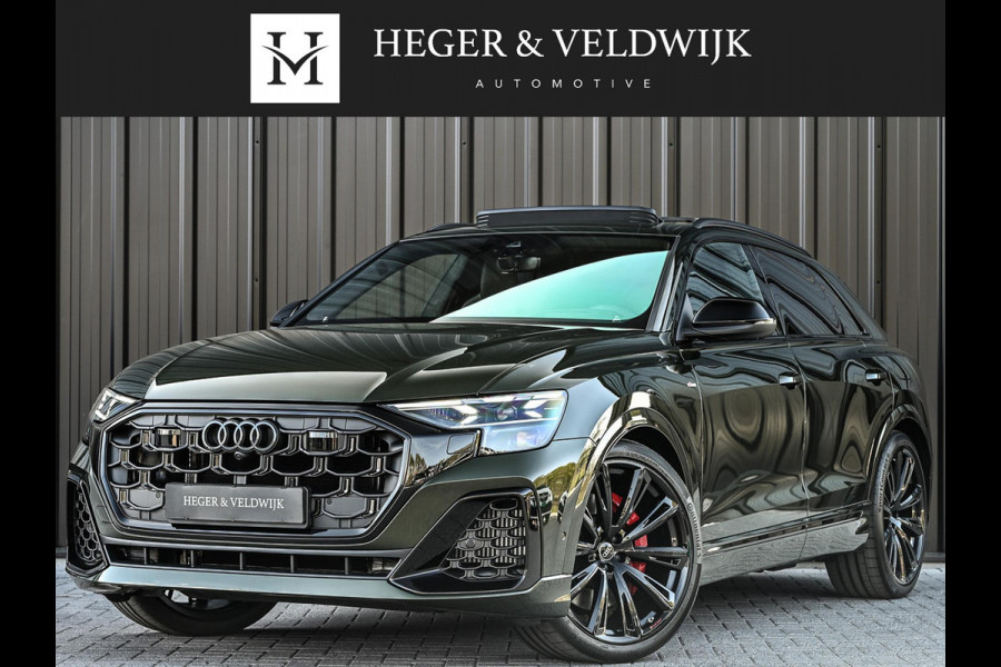 Audi Q8 60 TFSI e quattro Pro Line S Competition | B&O advanced | Audi exclusive | 5 jaar garantie | Panoramadak | massage stoelen | 4 wiel besturing | Alcantara hemel | Soft-close | Elektr. Trekhaak | Achteras besturing | Oled achterlichten