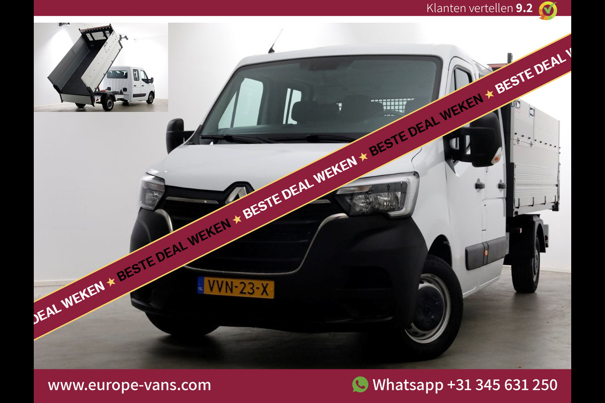 Renault Master T35 2.3 dCi 145pk L3 D.C. Kipper met hoge boorden 05-2023