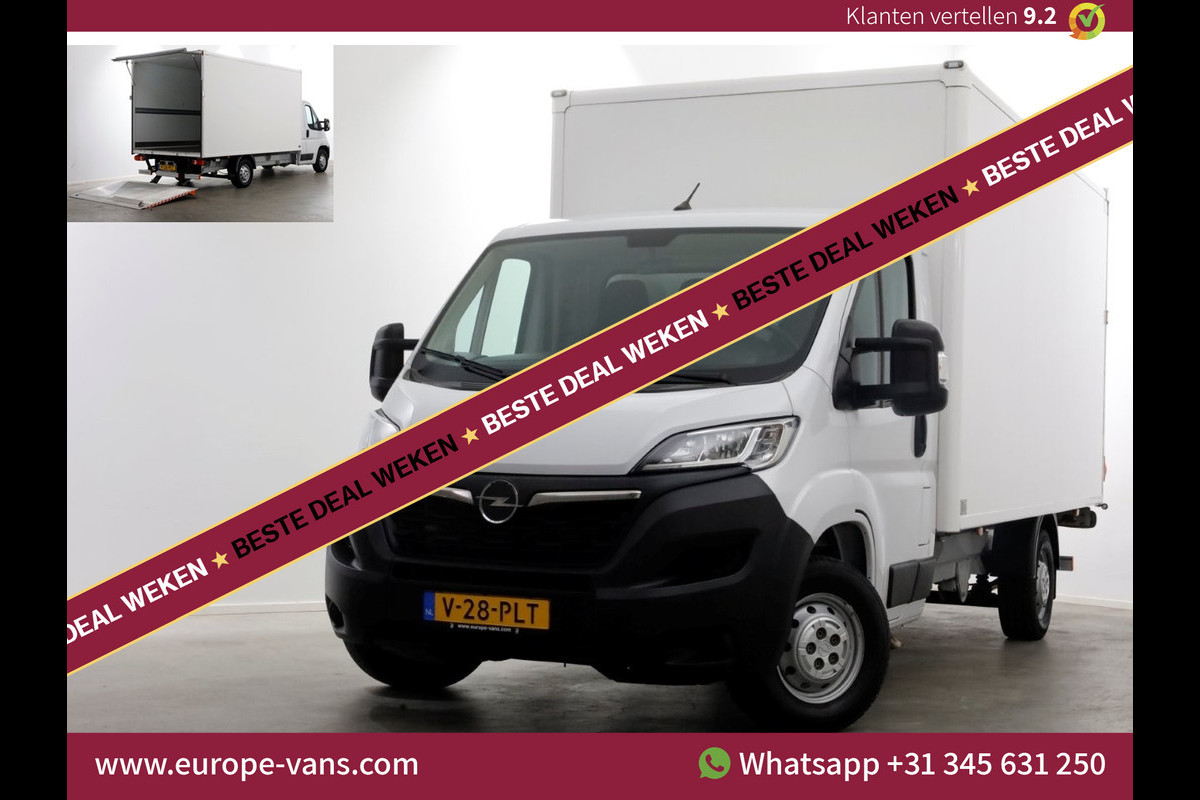 Opel Movano 2.2D 140pk Bakwagen met laadklep 1.060kg laadvermogen 02-2024
