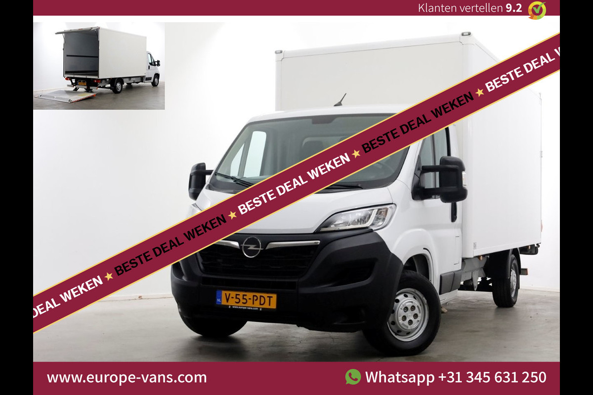 Opel Movano 2.2D 140pk Bakwagen met laadklep 1.060kg laadvermogen 08-2023